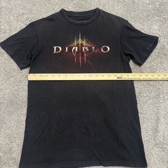 Diablo III 3 Blizzard Entertainment 2012 Men’s Black Shirt Size Small - Picture 3 of 5